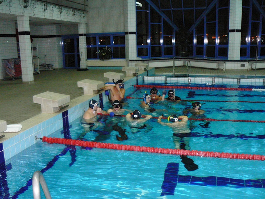 Hokej pod wodą Walenie Bełchatów XI 2012